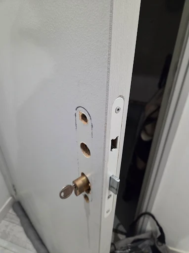 Avant remplacement de cylindre à Maubeuge